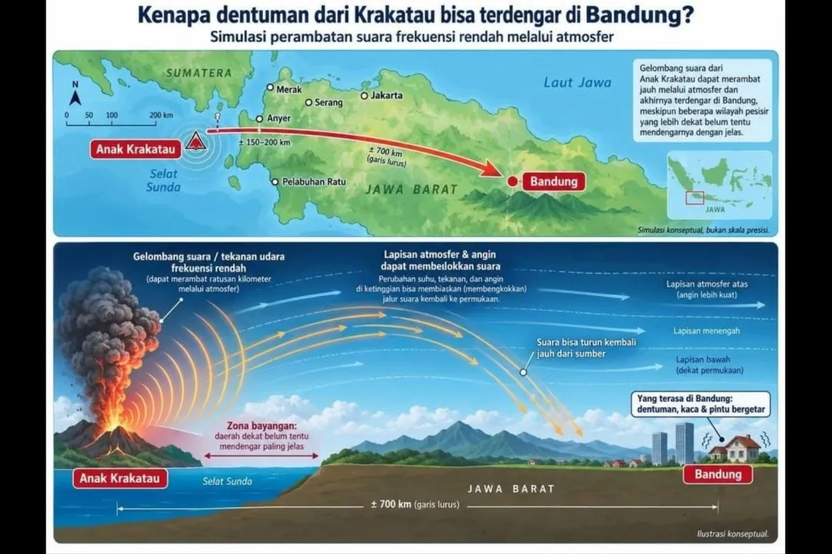 Pantauan erupsi Anak Krakatau September 2026